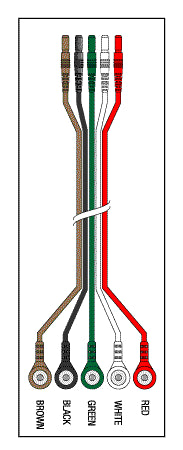 5 Leadwire Set - 40" Din/Snap